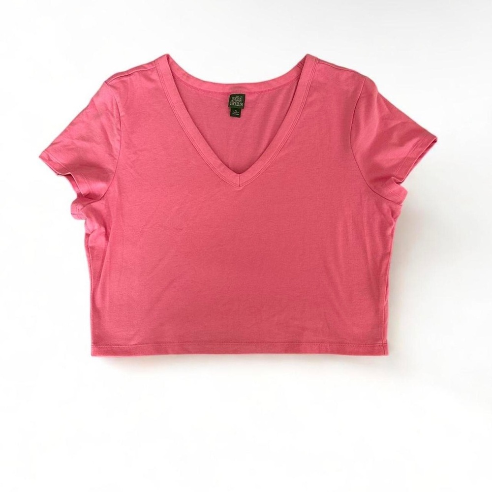 Wild Fable Short Sleeve Shirt Crop Top